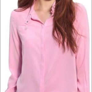 Diane Von Furstenberg DVF Marianna Pink Top